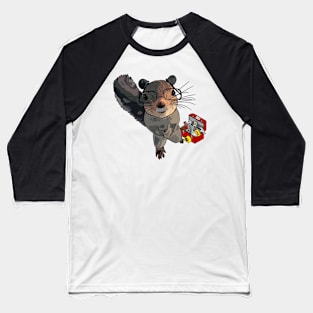 Dad Squirrel Baseball T-Shirt